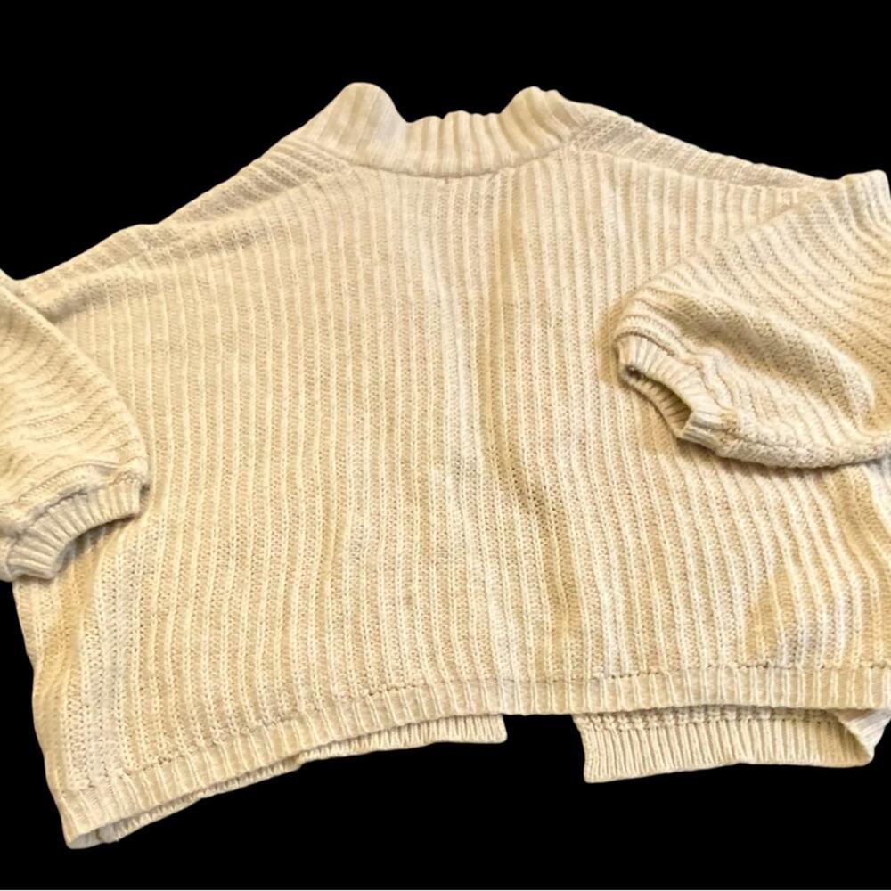 Urban Outfitters Cream Knit Shawl Cardigan - Picture 4 of 5